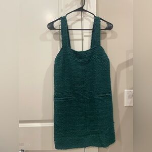 Abercrombie & Fitch Tweed  Green Sleeveless Dress